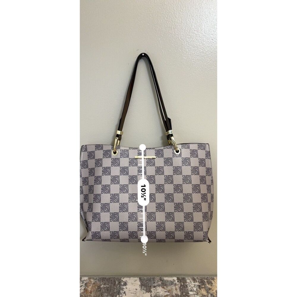 Steve Madden Signature Tote With Matching Clutch - image 7